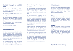 Die WLAN-Nutzung in der Stadtbibl Nutzung in der Stadtbibl