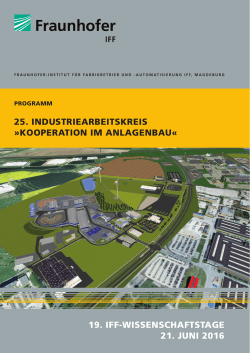 Programm Kooperation im Anlagenbau
