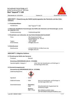 Sika&reg; Separol&reg; F-100 - Sika Deutschland GmbH