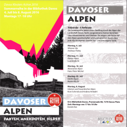Page 1 - - CSSES IWF DAVOSER ALPEN 5Abende