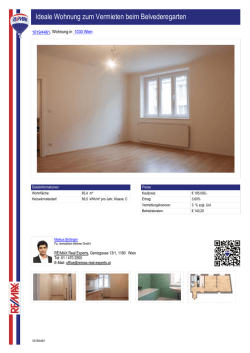 Ideale Wohnung zum Vermieten beim