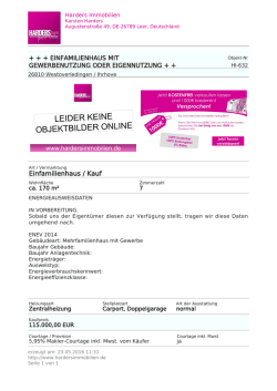 EINFAMILIENHAUS MIT GEWERBENUTZUNG ODER