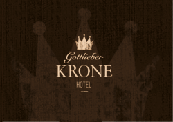 gottlieber hotel & restaurant krone brosch&uuml;re