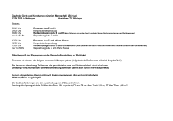 Infos/Zeitplan - Turngau Schwarzwald