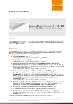 fermacell Estrich-Element 2 E 11 (2 E 22)