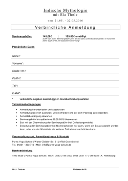 Indische Mythologie - Purna Yoga Schule