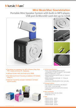 MusicMan Wireless Soundstation BT-X1 Pdf-EN