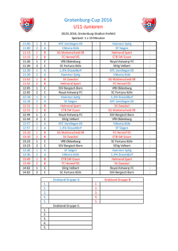 Grotenburg-Cup 2016 U11-Junioren