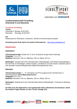 Detail-Infos zum Landesfinale Vorarlberg als pdf