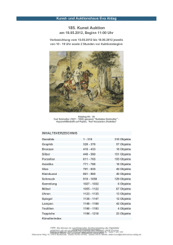 Auktionskatalog 185 - Kunst- und Auktionshaus Eva Aldag