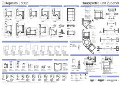 Hauptprofile und Zubeh&ouml;r Roplasto | 6002