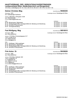 Druckansicht - Hauptverband