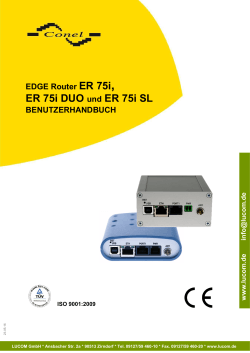 Handbuch ER75i - cd.lucom.de