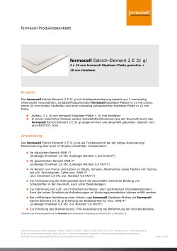 fermacell Estrich-Element 2 E 31 gl