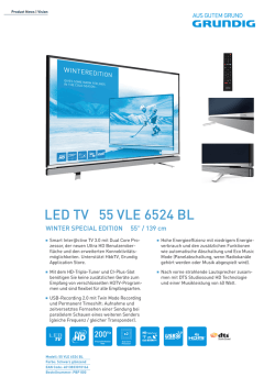 Grundig LED TV 55 VLE 6524 BL