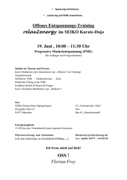 Informationsblatt - Seiko Karate