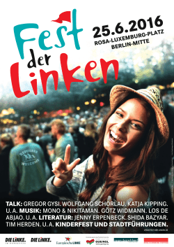 talk: gregor gysi. wolfgang schorlau. katja kipping. ua musik