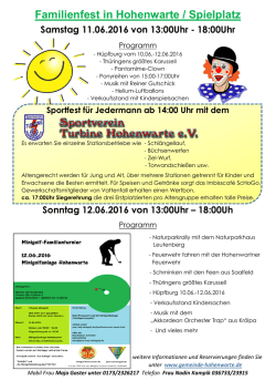 Familienfest in Hohenwarte / Spielplatz
