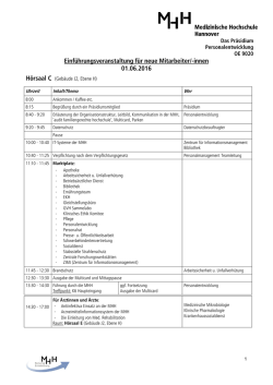 Einf&uuml;hrung neuer Mitarbeiter/innen (Einf&uuml;hrungsveranstal