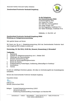 DV 26.5.2016 - Forstrevier Hardwald Umgebung