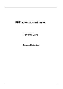 Handbuch PDFUnit