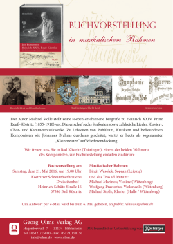 in musikalischem Rahmen