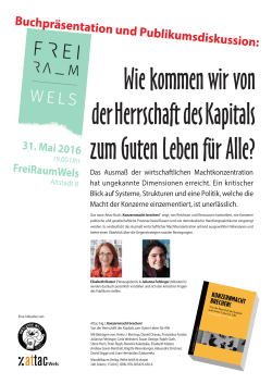Einladung Buchpräsentation - Kulturverein Infoladen Wels