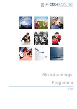 Microtrainings
