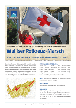 Walliser Rotkreuz-Marsch