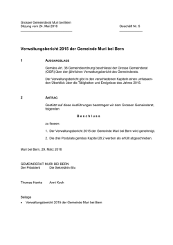Grosser Gemeinderat Muri bei Bern