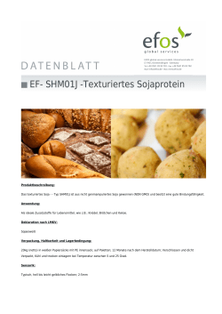 EF- SHM01J -Texturiertes Sojaprotein