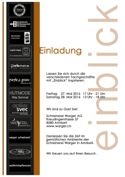 Einladung - vinofeel