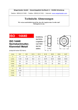 ISO 14440 - Schrauben