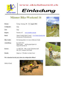 Herren Bike-Weekend