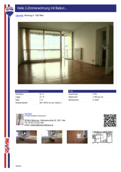 Helle 2-Zimmerwohnung mit Balkon