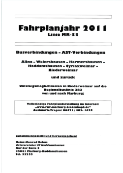 Page 1 Fahrplanjahr 2G 1 Linie MIR