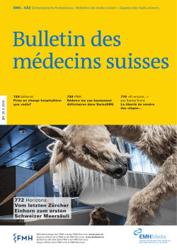Bulletin des médecins suisses 21/2016