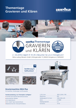 GRAVIEREN und KL&Auml;REN