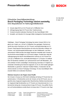 Presse Information - Bosch Media Service