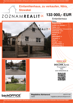 Druck - Immobilien der Slowakei