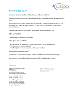 Schweißer m/w