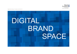 Digital Brand Space | Frankfurt, 25.05.2016 | 1