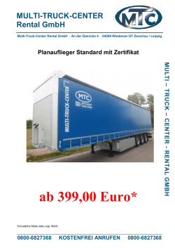 Plantrailer - Multi-Truck