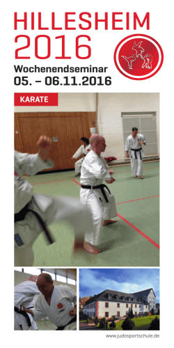 flyer karate - Judo Sportschule Düsseldorf