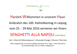 Katholikentag - im Don Giovanni