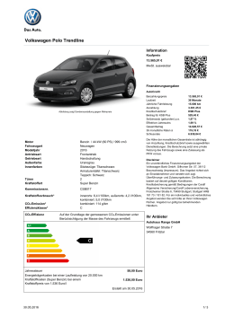 PDF erzeugen - Volkswagen