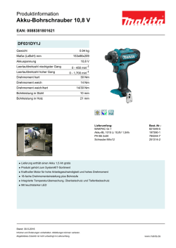 Produktinformation