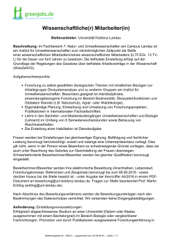 Dieses Stellenangebot als PDF speichern
