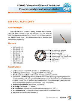 Feuerbest&auml;ndige Instrumentenkabel