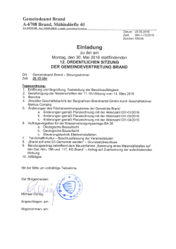 hier - Gemeinde Brand